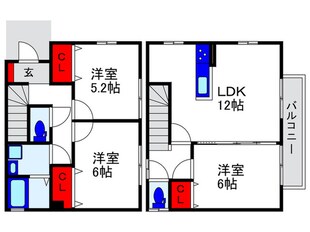 桜の町戸建Ⅰの物件間取画像